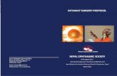 Foreword - IAPB · I Foreword Cataract is the major cause of blindness and cataract surgery is the most commonly performed surgeries in Nepal. Good cataract outcome