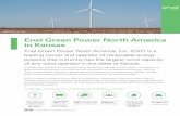 Enel Green Power North America in Kansas · Enel Green Power North America, Inc. Enel Green Power North America, Inc., part of th e Renewable Energies division of the Enel Group,
