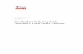Oracle Containers 062711 · Oracle White Paper— Best Practices for Running Oracle Databases in Oracle Solaris Containers 2 Oracle Solaris Containers Oracle Solaris Containers, Oracle's