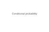 Ch2 Probability 02(Conditional Probability). probabilityConditional probability So far, all (unconditional)