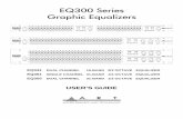 EQ300 Series Graphic Equalizers - Parts Express · EQ300 Series Graphic Equalizers EQ341 DUAL CHANNEL 15-BAND 2/3 OCTAVE EQUALIZER EQ351 SINGLE CHANNEL 31-BAND 1/3 OCTAVE EQUALIZER
