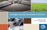 Orange County Sanitation District - acec-oc.orgacec-oc.org/images/Presentations/OCSD_Presentation_7-27-16.pdf · Orange County Sanitation District. OCSD Mission To protect public