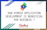 HOW HYBRID APPLICATION DEVELOPMENT IS BENEFICIAL FOR BUSINESS ?