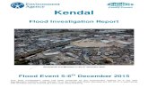 Kendal Flood Report Flood Investigation Report Sandylands and Mintsfeet on the 6th December 2015 Flood Event 5-6th December 2015 This flood investigation report has been produced by