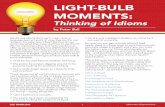 Light-buLb MoMents · LOI ENGLISH 2 idiomatic expressions some basic Advice About idioms Context: Idioms are unusual expressions. So ask yourself ‘Why is that person using an unusual
