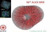 36 ALICE RRB - Istituto Nazionale di Fisica Nuclearepersonalpages.to.infn.it/~giubell/36thRRB.pdf · 2 A very busy period! •An extremely intense LS1 detector activity –Consolidation