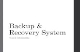 Backup dan Recoveryteguh-cahyono.blog.unsoed.ac.id/files/2018/06/Backup-dan... · 2018-06-02 · memproses beberapa proses transaksi dan membuka file ... Backup Kerusakan terhadap