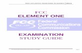 FCC Element One Study Guide - mamatrains.com · FM stands for 'frequency modulation'. These are simply different methods of producing radio sound emissions. [Vocabulary - 'Emission'