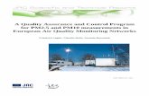 A Quality Assurance and Control Program for …publications.jrc.ec.europa.eu/repository/bitstream/JRC...European EUR 24851 EN - 2011 A Quality Assurance and Control Program for PM2.5