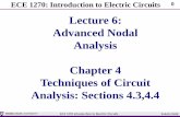 Lecture 6: Advanced Nodal Analysis Chapter 4 Techniques of ...faculty.weber.edu/snaik/ECE1270/Lec06_AdvNodeAnalysis.pdf · Lecture 6: Advanced Nodal Analysis Chapter 4 Techniques