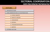 SECTORAL COOPERATION of Solid Waste MASTER PLAN (1995) 2. Construction of Regional Landfill Piyungan (1993 - 1995) 3. JOINT USE OF TPA (1995 - present) 4. Formulation of O & M Cost