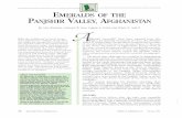 Emeralds of the Panjshir Valley, Afghanistan .EMERALDS OF THE By Gary Bowersox, Lawrence W Snee,