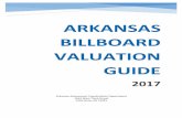ARKANSAS BILLBOARD VALUATION GUIDE · An Introduction to Billboards. An outdoor advertising sign in the form of a billboard consists of at least one display panel and the supporting