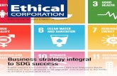 Business strategy integral to SDG success · Business strategy integral to SDG success Expert insights from Johnson & Johnson, ING and Walgreens Boots Alliance on how businesses must