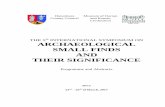 th INTERNATIONAL SYMPOSIUM ON … 23rd – 25th of March, 2017 THE 5th INTERNATIONAL SYMPOSIUM ON ARCHAEOLOGICAL SMALL FINDS AND THEIR ...