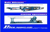 Shop and Field Equipment - Price Rubberpricerubber.com/Slitter Revised-10.pdf · Shop and Field Equipment. 23' - 0 - 3/8" 38" ... We make standard and custom-made equipment for handling