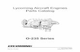 Lycoming Aircraft Engines Parts Catalog Parts...LYCOMING 0-235 SERIES PARTS CATALOG CRANKCASE, CRANKSHAFT