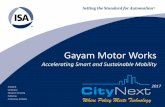 Gayam Motor Works - ISA Bangalore | Setting the …isabangalore.org.in/wp-content/uploads/2017/cn...Standards Certification Education & Training Publishing Conferences & Exhibits 2017