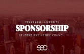 SPONSORSHIP Sponsorship.pdfSEC Sponsorship Gift for Each Recruiter Silver $750/semester Career Fair Sponsorships Priority Booth Placement SEC Website Recognition Career Fair Student