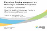 Alternatives, Adaptive Management and Monitoring in ... · Alternatives, Adaptive Management and Monitoring in Watershed Management TRCA Objective Based Approach (Flood Risk Modeling,