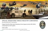 SPECIAL OPERATIONS FORCES INDUSTRY CONFERENCE … · UNCLASSIFIED UNCLASSIFIED DISTRIBUTION A: APPROVED FOR PUBLIC RELEASE SPECIAL OPERATIONS FORCES INDUSTRY CONFERENCE. Program Executive