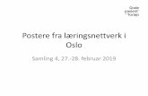 Postere fra læringsnettverk i Oslo patient care pathway defines responsibilities and tasks in the patient course bet- ween hospital and primary care. with particular on internal transfers