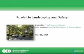 Roadside Landscaping and Safety - PBIC · Roadside Landscaping and Safety Dick Albin, FHWA Resource Center John Mauthner, Florida Department of Transportation May 15, 2014