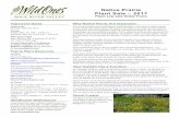 Native Prairie Plant Sale – 2017 - Wild Ones RRVCwildonesrrvc.org/Documents/Plant Sale Brochures/2017_Prairie_Plant_Sale.pdf · Native Prairie Plant Sale – 2017 Plant List and
