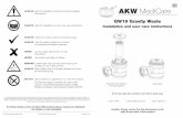 GW90 INST UK (Page 1) - Free Instruction Manuals Wet Floor Former Installation And User Care Instructions Guaranteed Lifefor UK UK UK UK UK Failure to install this AKW product in accordance