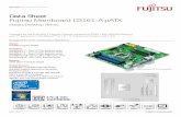 Data Sheet Fujitsu Mainboard D3161-A µATX - komputerov.net · FAN controlled PSU 1) / CPU / AUX1 / AUX2 - / ü / ü / - TEMP monitored CPU / ONB / OFFB ü / ü / - Special Features