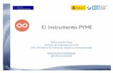 El Instrumento PYME de H2020 · Completar el SME self-assessment de la pestaña ENTERPRISE DATA, ... Business strate consultan firms Non-research Commercial sector including SMEs
