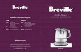 the Tea Maker™ 9 KNOW yOUR BREvILLE PROdUCT KNOW yOUR BREvILLE PROdUCT A. Jug lid B. Stainless steel scale filter C. Tea basket lid D. Stainless steel tea basket E. Jug post magnetically