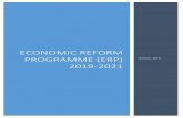 ECONOMIC REFORM PROGRAMME (ERP) 2019-2021 · SPO Strategic Planning Office KAA Kosovo Accreditation Agency STIKK The Kosovo Association of Information and ... KB Tourism Product DevelopmentKosovo’s