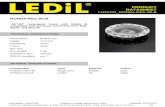 PRODUCT DATASHEET - ledil.com · PRODUCT DATASHEET FN15792_RONDA-REC-90-B RONDA-REC-90-B ~80°+80° rectangular beam with holder B compatible with 3rd party connectors from BJB, IDEAL
