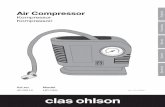 Air Compressor English Kompressor Kompressori · Air Compressor Kompressor Kompressori. 2. 3 English 12 V Air Compressor ... you should wait for 10 minutes before starting the compressor