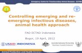 Controlling emerging and re- emerging infectious diseases ...biofarmaka.ipb.ac.id/phocadownloadpap/userupload/Info/2012/20120420... · to support rabies control in Bali and were continued