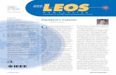 LEOS - Aristotle University of Thessalonikiusers.auth.gr/npleros/Publications/Journal Pubs_pdfs/J.3_LEOS_Newsletter.pdf · OCTOBER 2002 IEEE LEOS NEWSLETTER 1 G reetings! I encourage