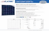 WHY LDK SOLAR MODULES WARRANTIES CERTIFICATES · WHY LDK SOLAR MODULES WARRANTIES CERTIFICATES ... voluntary module take back and recycling program ... LDK Solar reserves the right