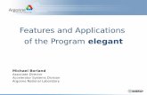 Features and Applications of the Program elegant - CERNaccelconf.web.cern.ch/accelconf/IPAC2013/talks/thppa02_talk.pdf · Start-to-end simulation and the CSR microbunching ... Features