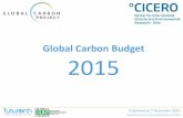 Global Carbon Budget 2015 - UNFCCC · Global Carbon Budget @Peters_Glen The carbon sources from fossil fuels, industry, and land use change emissions are balanced by the atmosphere