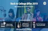 Back to College Offer 2019 - in-files.apjonlinecdn.comBack+to+College+Offer+2019+Final.pdf · Offer valid from 15th June t0 19th Aug 2019 Back to College Offer 2019 B&O Beoplay H4