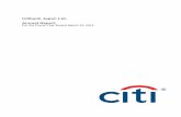 For the Fiscal Year Ended March 31, 2014 - citigroup.jp · purposes accepted by CJL are protected in full per depositor; and interest-bearing Yen deposits accepted by CJL are protected