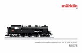 Modell der Dampflokomotive Serie 232 TC (BR 78) SNCF 55078 · voordeden bij snelheden hoger dan 60 km/u gereduceerd worden. Hierdoor werd de T 18 ondanks haar relatief geringe doorsnede
