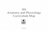 HS Anatomy and Physiology Curriculum Map - oxac.org anatomy and physiology curriculum map.pdf · o Increase the rigor in the classroom, by changing from teacher-centered to student-centered
