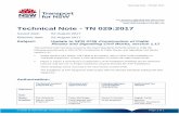 Technical Note - TN 029:2017 - Transport for NSW · Subject: Update to SPG 0705 – Amendment to the definition of the term 'high voltage'