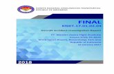 KOMITE NASIONAL KESELAMATAN TRANSPORTASI …knkt.dephub.go.id/knkt/ntsc_aviation/baru/2017 - 02 - PK-MUA FINAL Report.pdf · This Final Report was published by the Komite Nasional
