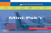 Kemapack BA Mini-Pakr · Mini-Pak’r Betriebsanleitung 2 Service-Hotline: +49 / 8191 / 9177-44 Offi cial agency certifi cations, declaration documents, and RoHS position statements