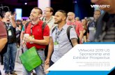 VMworld 2019 US Sponsorship and Exhibitor Prospectus · VMworld 2019 US Sponsorship Speaking Substitution Options Platinum, gold, and silver sponsors can substitute all benefits listed