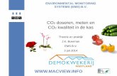 CO doseren, meten en CO2 kwaliteit in de kas Theorie en ... · Veroudering, abortie van bloem / vrucht Epinastie, chlorose, groei-reductie Overgenomen uit: Presentatie begassingsonderzoek