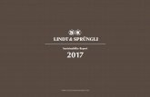 Sustainability Report 2017 - lindt-spruengli.com · In this interview, Martin Hug explains what he understands by sustainability, outlines the current priorities in terms of sustainability